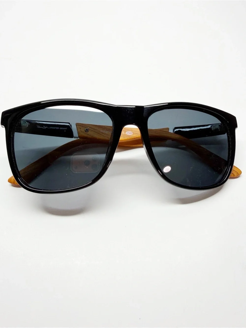 Foster Grant x Panama Jack Polarized Wood Grain Sunglasses